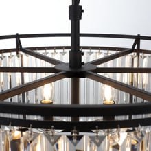 Auburn Steel 8 Light Pendant